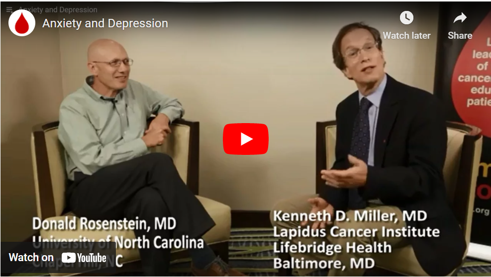 Anxiety and Depression Anxiety and Depression