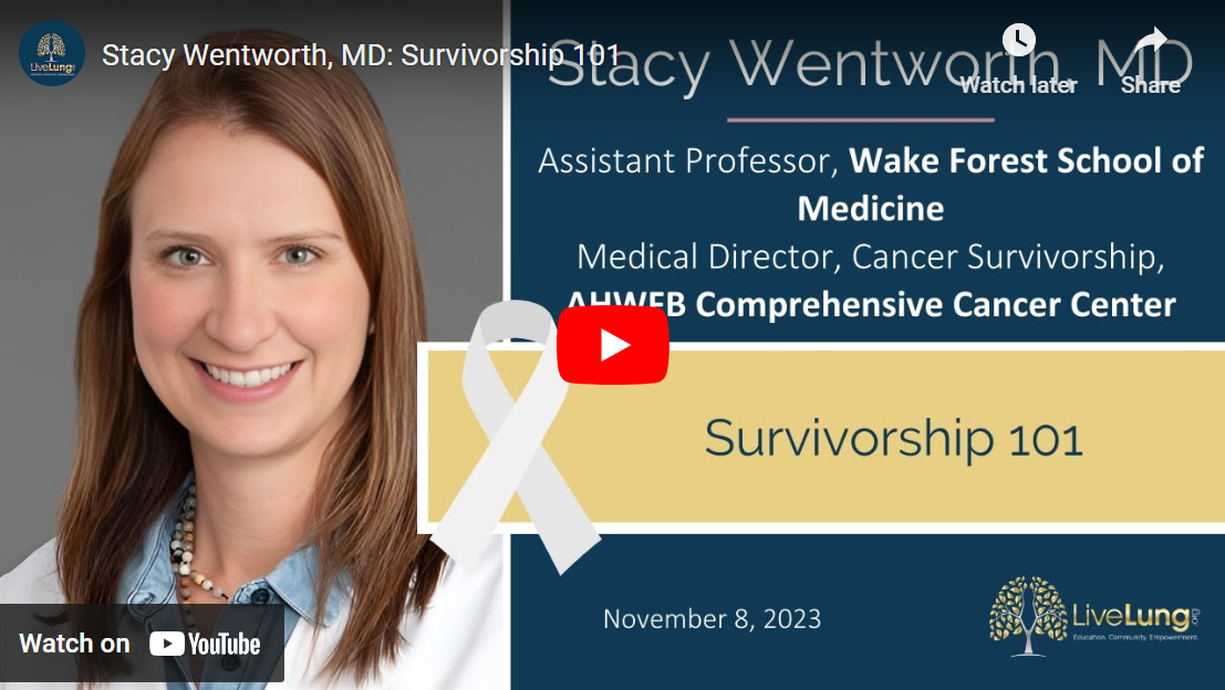 Lung Cancer: Survivorship 101 Lung Cancer: Survivorship 101